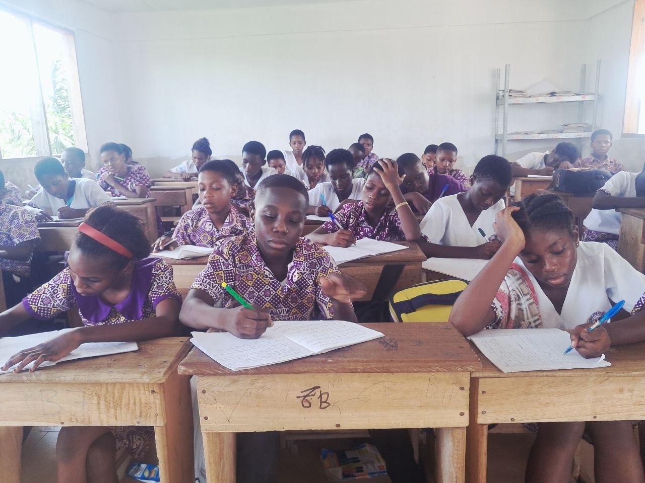 School event with students in ceremony